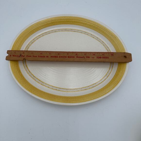 Vintage Platter by Franciscan in Hacienda Gold Pattern 13 inch - Picture 2 of 6